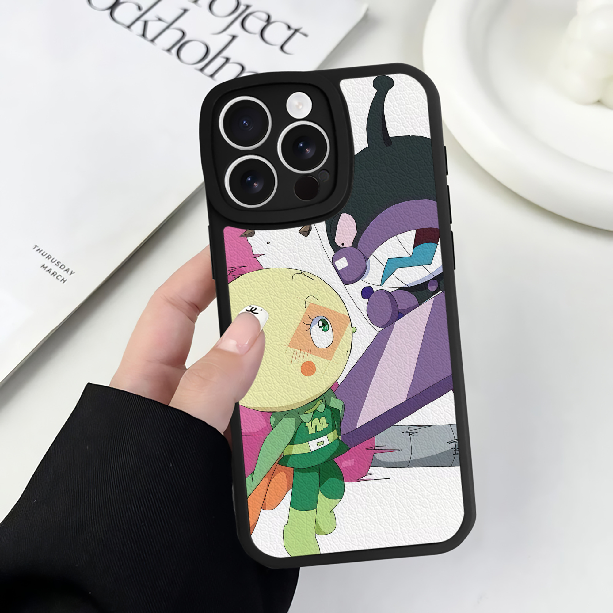 （画像用） アンパンマン Anpanman 【iPhone 16シリーズ対応】シリコンスマホケース（レザー調） 材質：シリコン